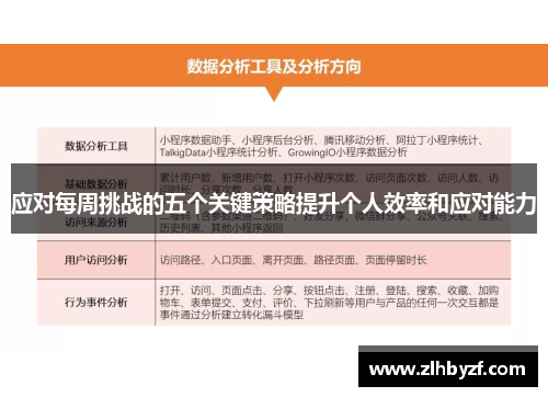 应对每周挑战的五个关键策略提升个人效率和应对能力 应对每周挑战的五个关键策略提升个人效率和应对能力